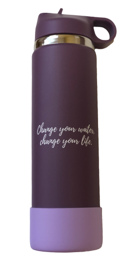 Enagic Stainless Purple Bottle - 24oz