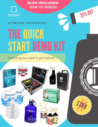 Kangen Water Quick Starter Kit by SHOPP